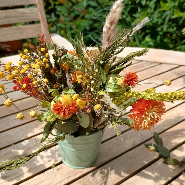 Fleurs séchées et stabilisées