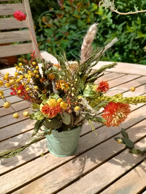 Fleurs séchées et stabilisées